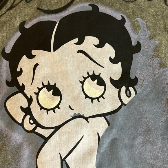 Betty Boop Angel‎ Y2K Style Graphic Tee L NWT - Picture 8 of 14
